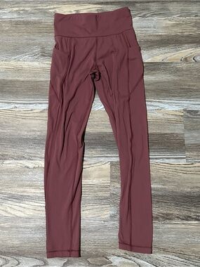 Aeropostale Women's High-Waist Leggings in Dusty Rose